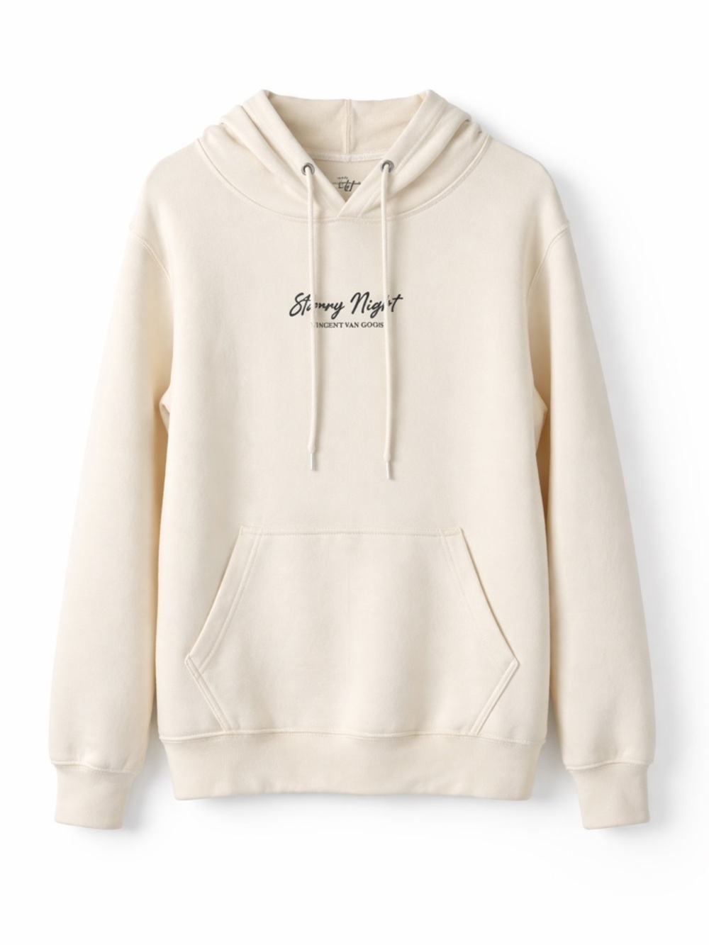 Eighty Eight Brand Starry Night Hoodie | Van Gogh Graphic | Size L